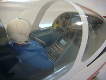 Detalhe do Cockpit.
