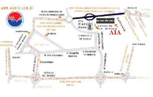 Mapa do AIA - Giant Itú.